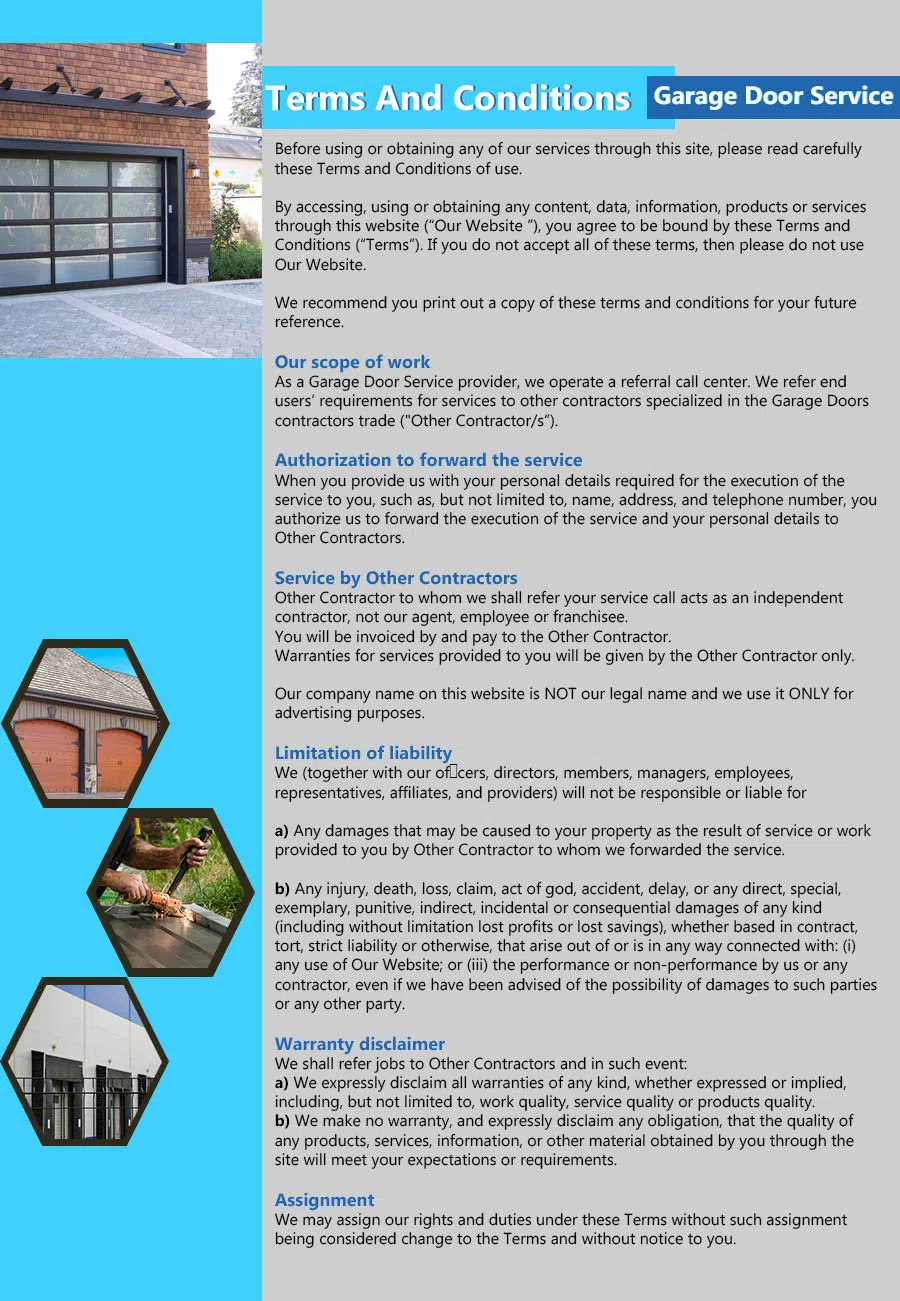 Capitol Garage Doors Alexandria, VA 571-732-2446 - terms4